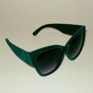 Green Velvet Sunglasses